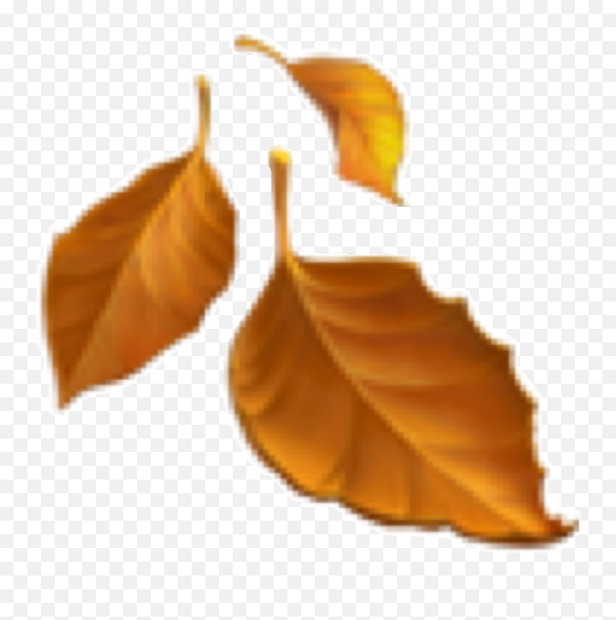 Emoji Leaf Fall Blatt Blätter Freetoedit - Transparent Fall Leaves Emoji,Fall Emoji