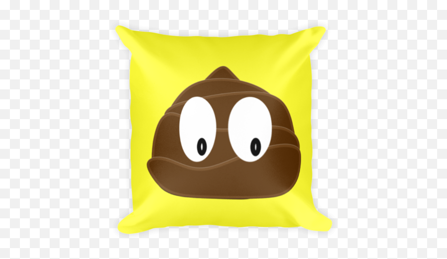 U1f4a9 Emoji Square Pillow Pandas U0026 Shit Online Store - Throw Pillow,Throw Up Emoji