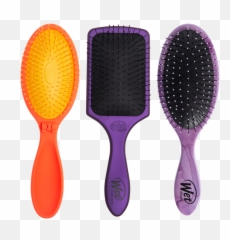 3 - Pack Wet Brush Pop Paddle Classic Bundle Makeup Brushes Emoji