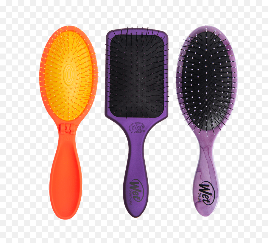 3 - Pack Wet Brush Pop Paddle Classic Bundle Makeup Brushes Emoji,Soda Can Emoji