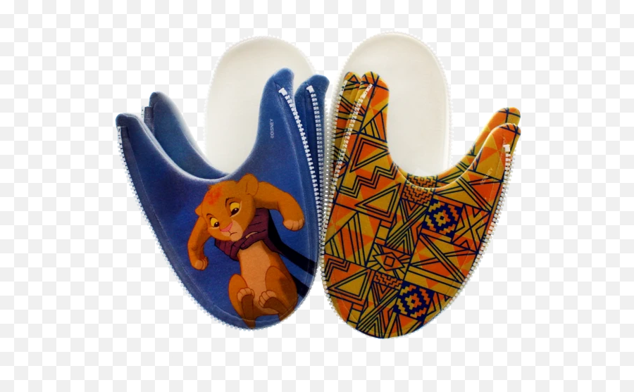 Disney - Pixar Tagged Lion Happy Feet Slippers Orange Emoji,Eeyore Emoji