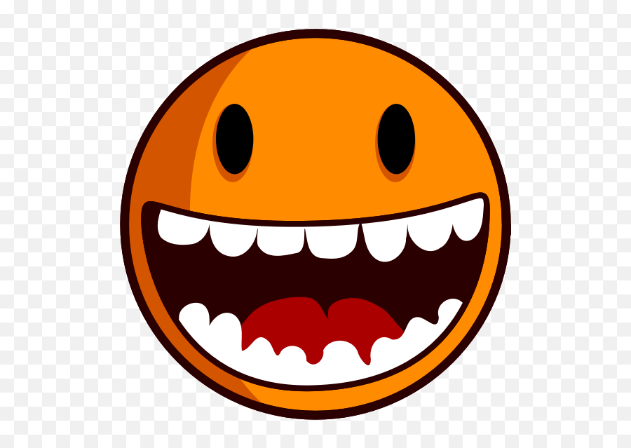 Vector Clip Art Of Happy Smiley With Big Teeth - Funny Quotes To Tease Friends Emoji,Emojis