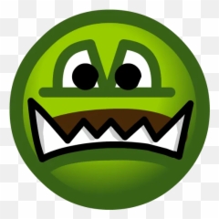 Personal Troller - The Geeky Gecko Smiley Emoji,Personal Emoticon