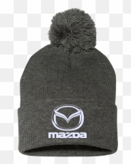 Mazda Sp15 Sportsman Pom Pom Knit Cap Knitted Hats Beanie - Knit Cap Emoji,Tuba Emoji