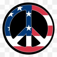 Download Scalable Vector Graphics Us Flag Peace Symbol - United States Emoji