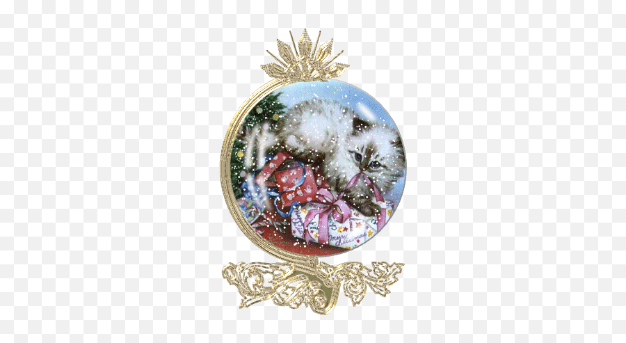 Gifs De Bolas De Cristal De Navidad - Christmas Ornament Emoji,Emoticones De Navidad