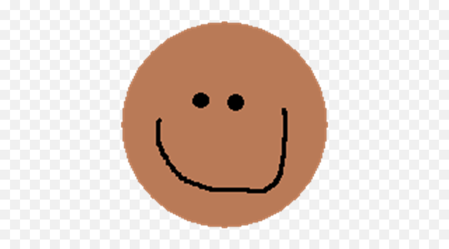 Dirt Smiley Face - Roblox Emoji,Hard On Emoticon