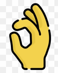 Ok - Waving Goodbye Emoji,Okay Hand Emoji Transparent