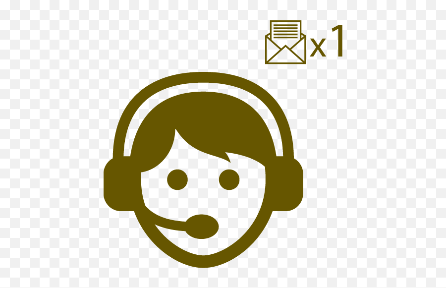 Personal Assistant Or Pa - Blue Call Centre Icon Emoji,Personal Emoticon