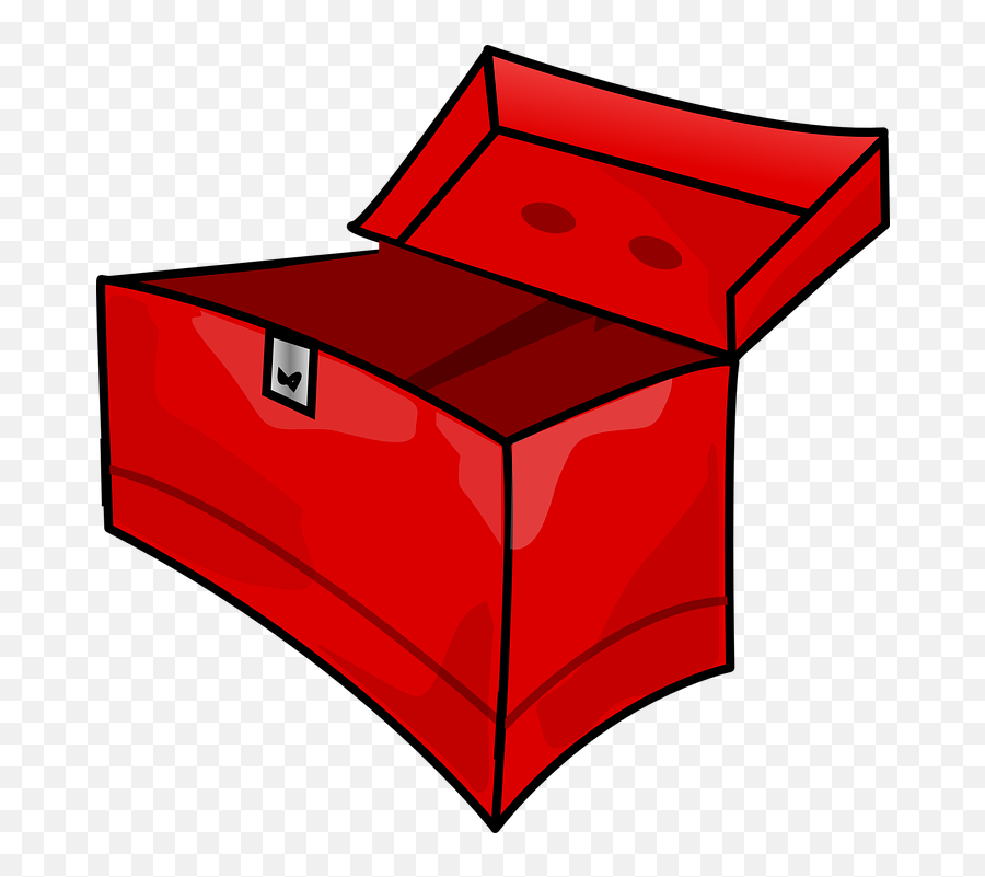 Box Red Open - Tool Box Clip Art Emoji,Empty Box Emoji