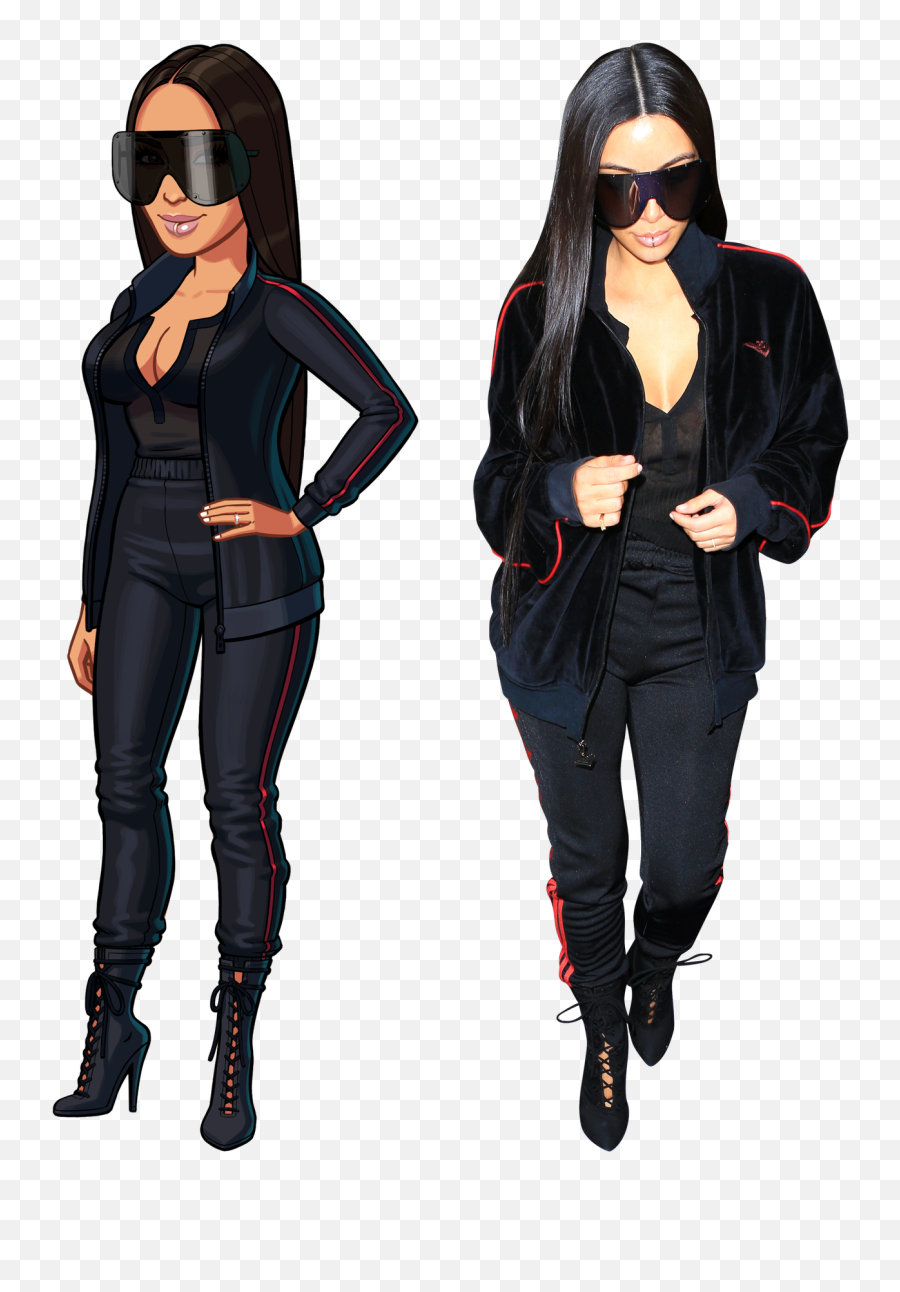 There Is A New Look In Kim Kardashian - Kim Kardashian Hollywood Png Emoji,Kim K Emoji