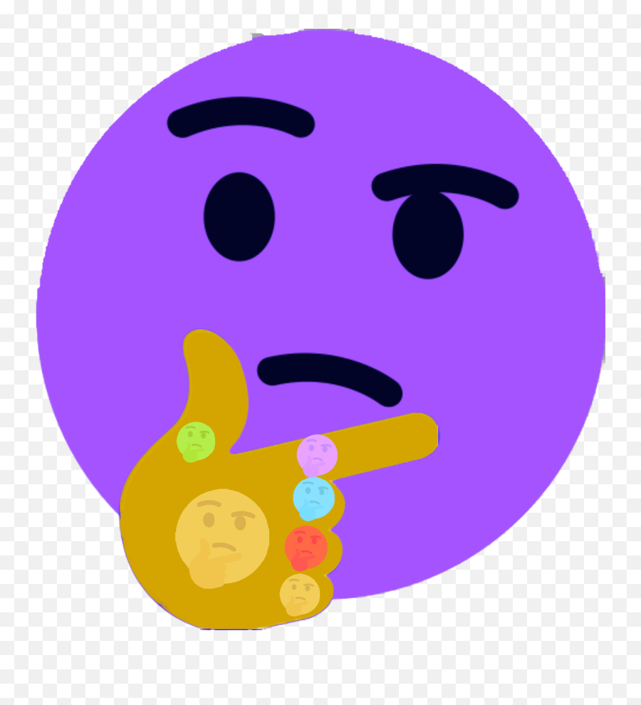Thanos Thinking Emoji - Thanos Emoji Discord,Skeleton Emoji