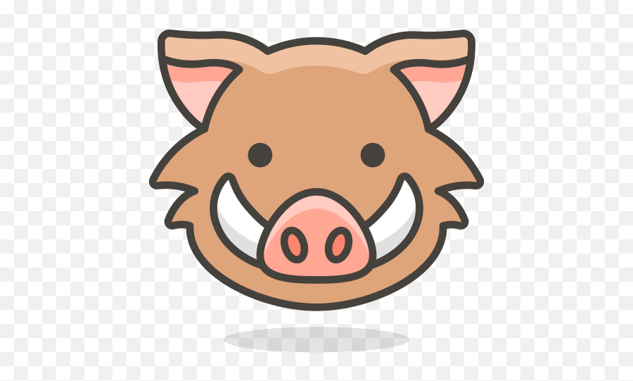 Boar Free Icon Of 780 Free Vector Emoji - Boar Cartoom,Boar Emoji