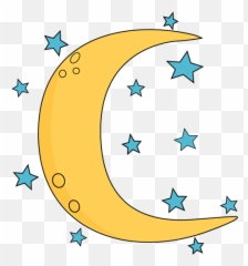 Free Crescent Moon And Star Pictures - Moon And Stars Clipart Emoji,Moon And Stars Emoji
