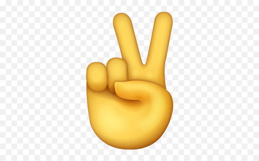 Peace Victory Hand Emoji Icon Ios10 - Victory Hand Emoji Png,Hand Emoji Png