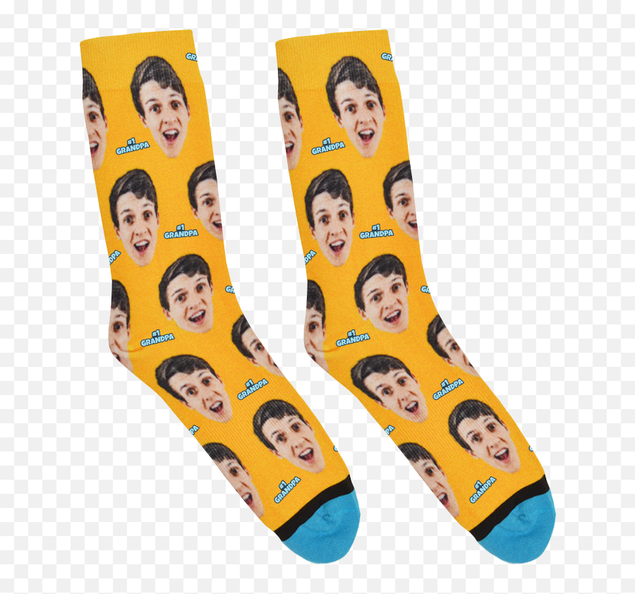 Custom - Custom Socks With Faces Emoji,Emoji Sock