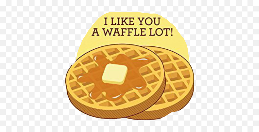 Largest Collection Of Free - Like You A Waffle Lot Emoji,Waffle Emoticon