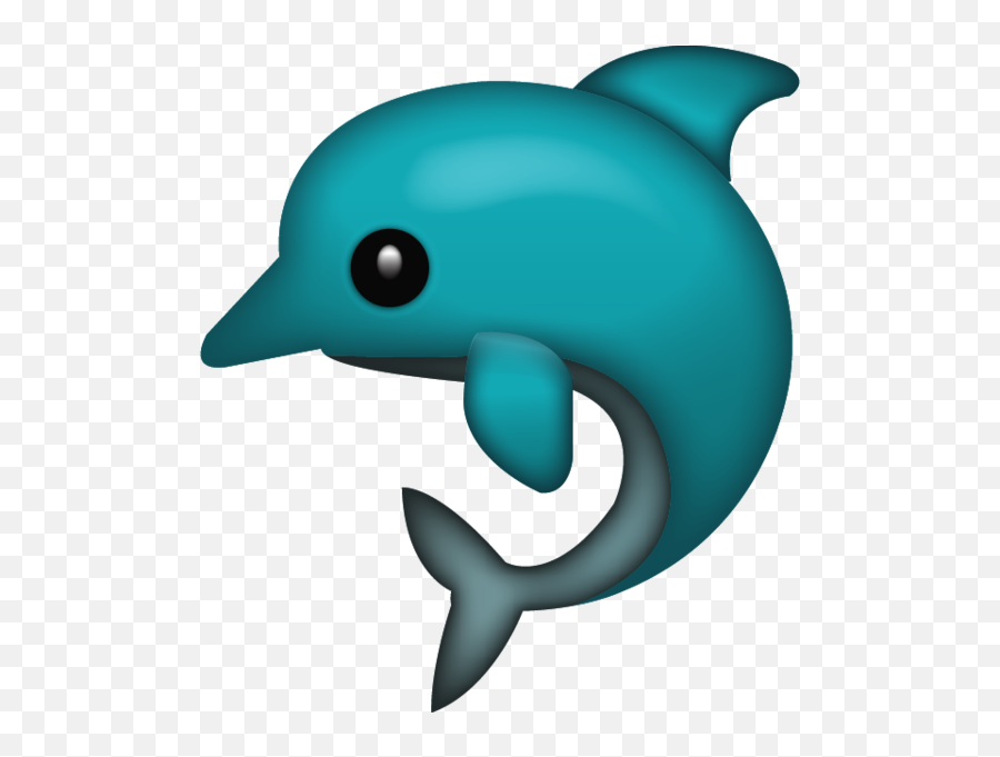 Dolphin Emoji - Dolphin Emoji,Shark Emoji