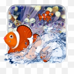 Clown Fish Cute Animated Keyboard - Cartoon Emoji,Clown Fish Emoji