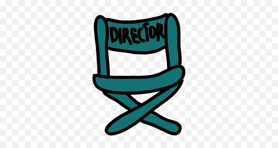 Directors Chair Icon - Clip Art Emoji,Chair Emoji