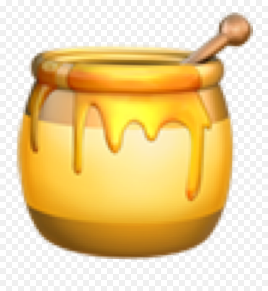 Honey Yellow Emoji Emoticon Yellowemoji Sweet Freetoedi - Ios Honey Emoji Png,Yellow Emoji