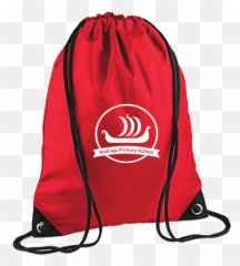 School Drawstring Bag - Purple Pe Emoji