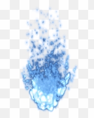 Download Blue Fire Light Png - Transparent Background Emoji