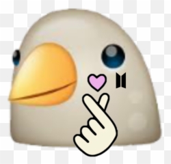 Army Bts Bird Meme Sticker Sticker By Jéssyca L - Bird Emoji Meme,Army Emoticon