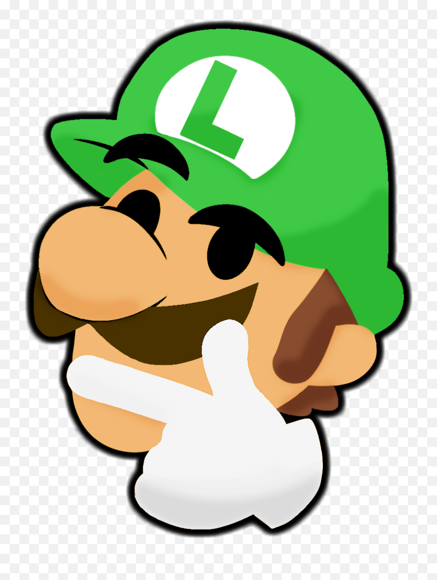 Luigi Emoji,Thonk Emoji