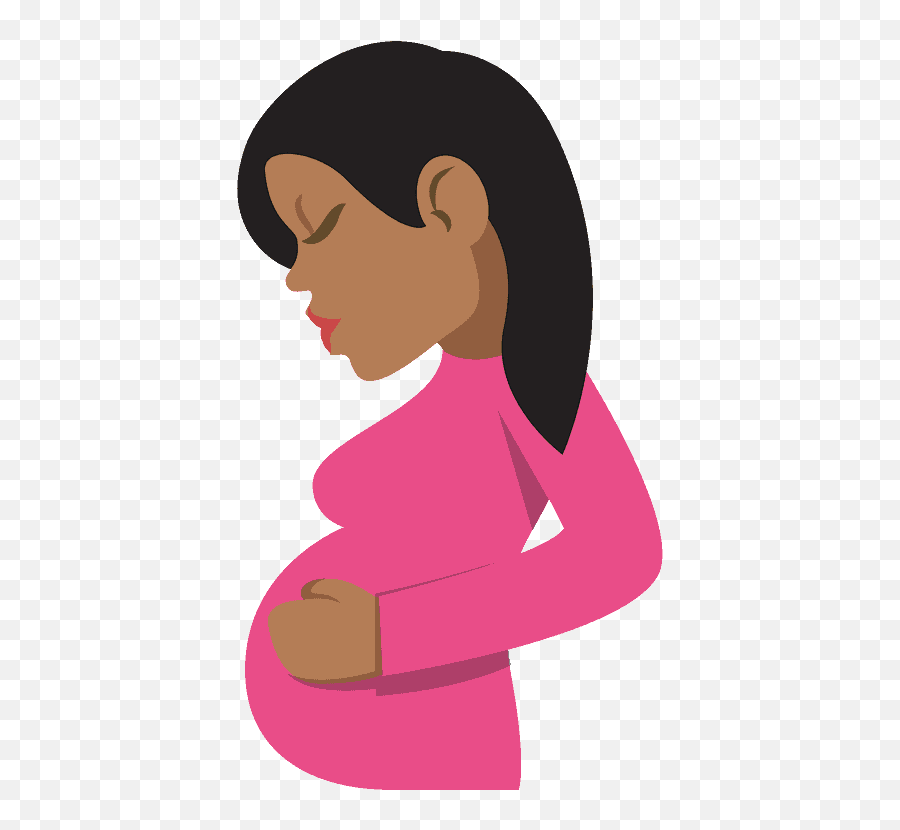 Pregnant Woman Emoji Clipart - Woman,Pregnant Emoji