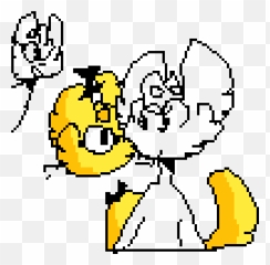 Pixilart - Ponto Cruz Bebe Emoji,Uwu Emoticon