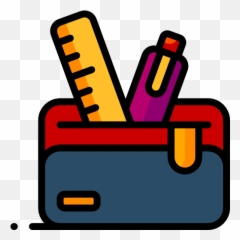 Pencil Clipart Clipart - Pencil Case Icon Emoji,Emoji Pencil Case