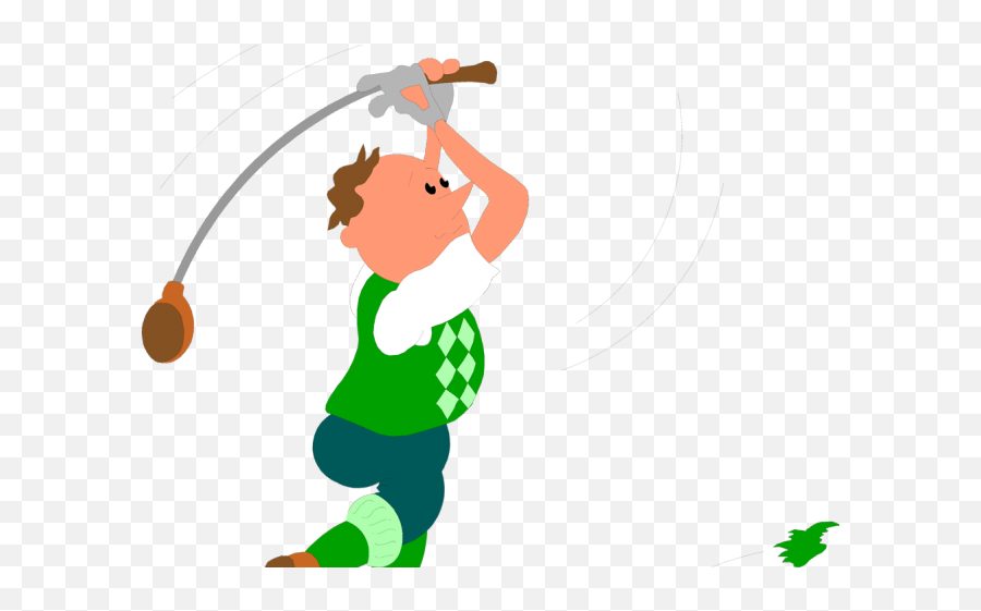 Golf Clipart Kid Golf - Golf Swing Clip Art Emoji,Disc Golf Emoji