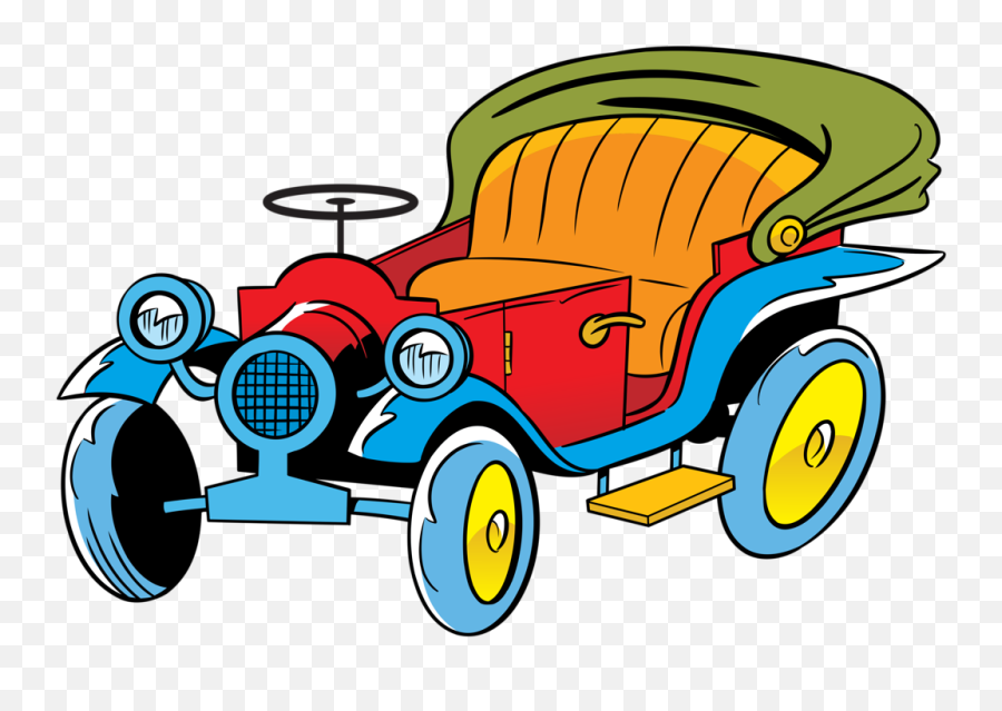 Clip Art Transportation - Antique Car Emoji,Car Crash Emoji