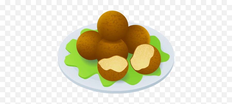 Falafel Iconos - Laddu Emoji,Falafel Emoji