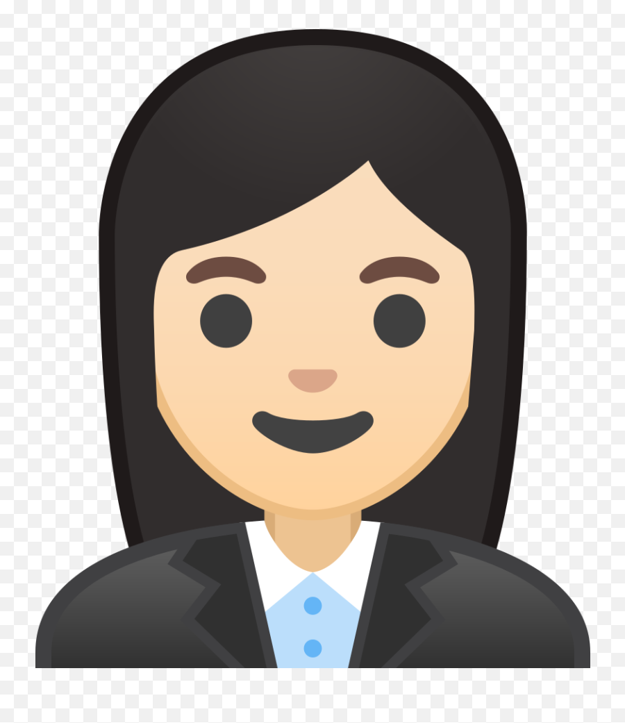 Office Worker Light Skin Tone Icon - Emoji,Light Skin Emoji