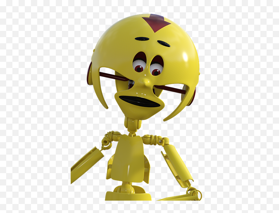 Robot Droid Cyborg - Robot Arm Yellow Emoji,Hug Animated Emoticon