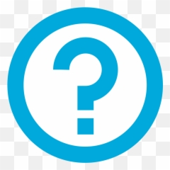 Question Circle - Blue Mark Icon Png Emoji