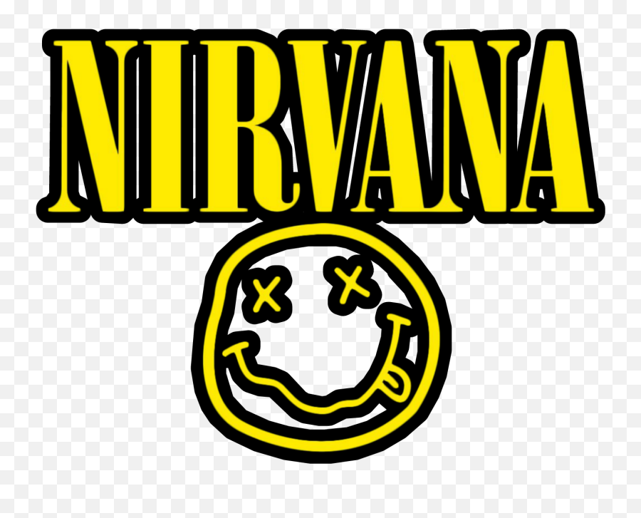 Logo Nirvana Rock Music Band Kurtcobain - Nirvana Nirvana Emoji,Rock Symbol Emoji