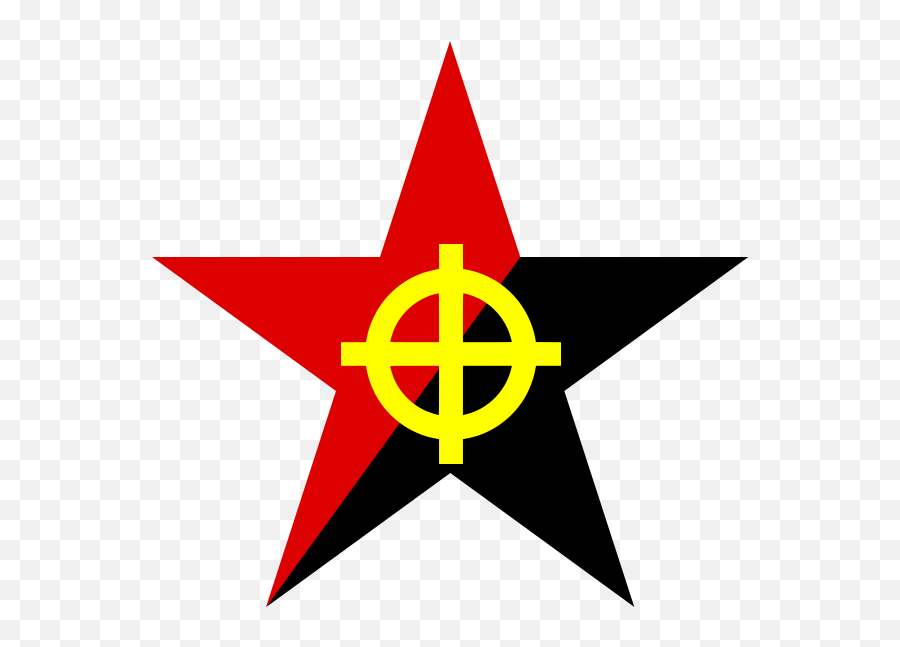 National - National Anarchist Star Emoji,Anarchy Symbol Emoji