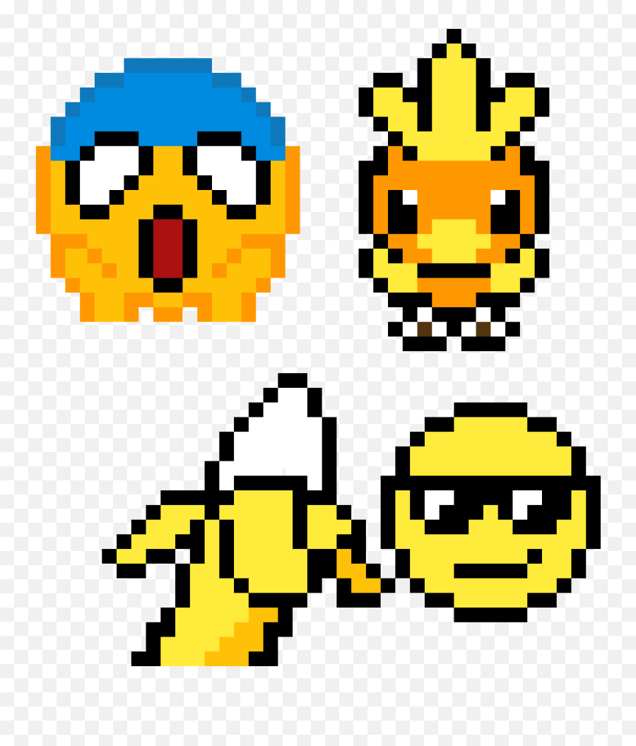Pixilart - Sunglasses Emoji Pixel Art,Y Emoji