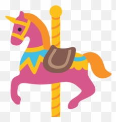 Download Free Png Carousel Horse Emoji - Carousel Horse Png,Horse Emoji