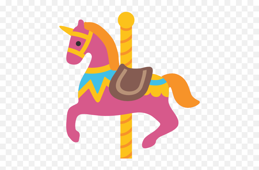 Download Free Png Carousel Horse Emoji - Carousel Horse Png,Horse Emoji