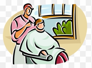 Haircut Clipart Female Barber - Art Cut Emoji