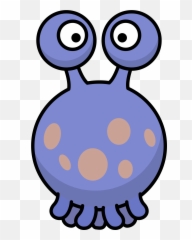 Clipart Animals Alien Transparent - Background Art Emoji