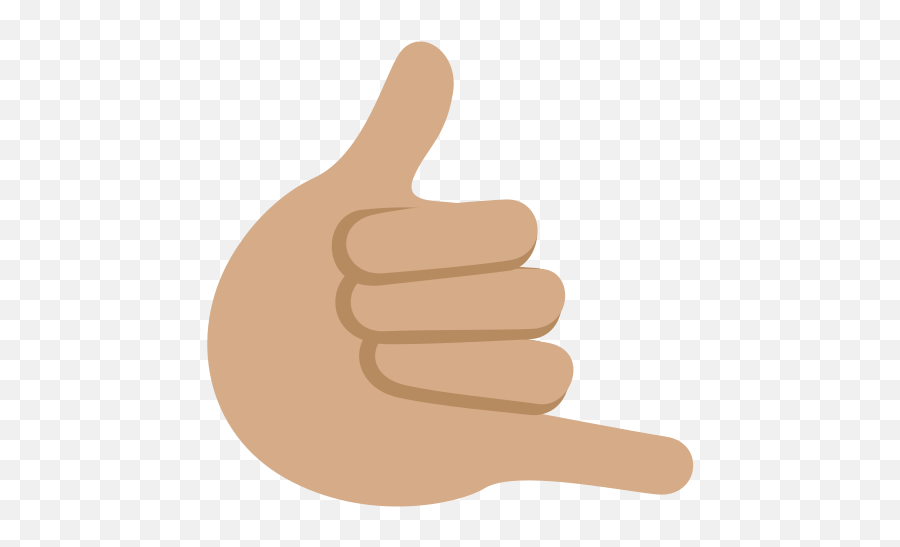 Call Me Hand Emoji With Medium Skin Tone Meaning And - Emoji Griezmann,Ok Hand Emoji