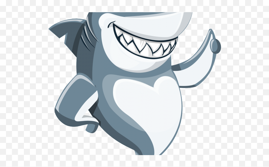 Shark Cute Vector Png Clipart - Transparent Background Shark Clipart Transparent Emoji,Shark Emoji