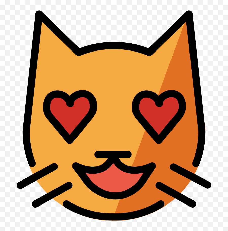 Openmoji - Smiling Cat Face Vector Emoji,:b: Emoji