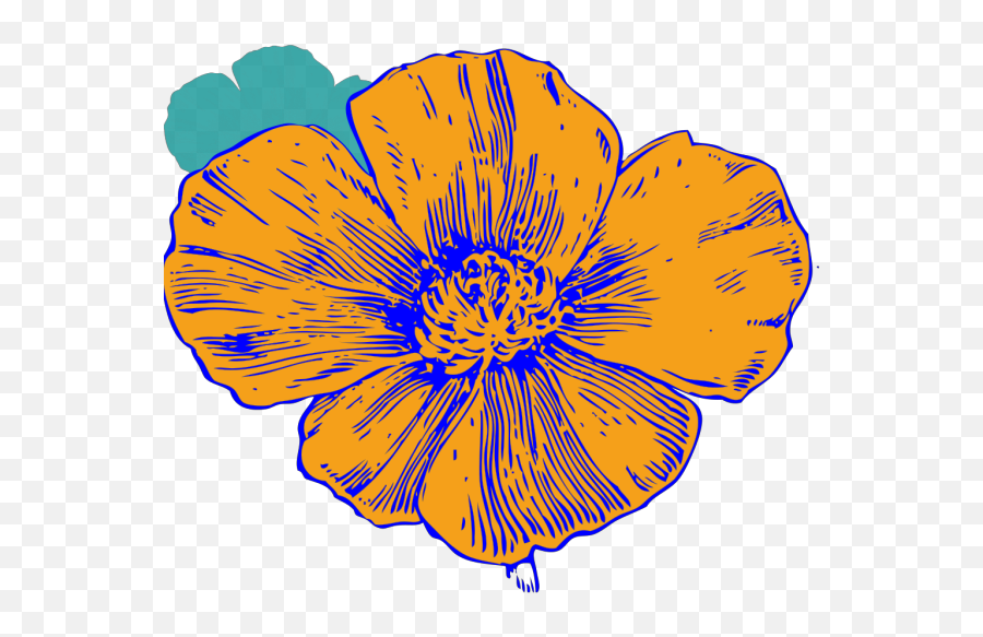 Blue Poppy Png Svg Clip Art For Web - Download Clip Art California Flower Emoji,Poppy Emoji
