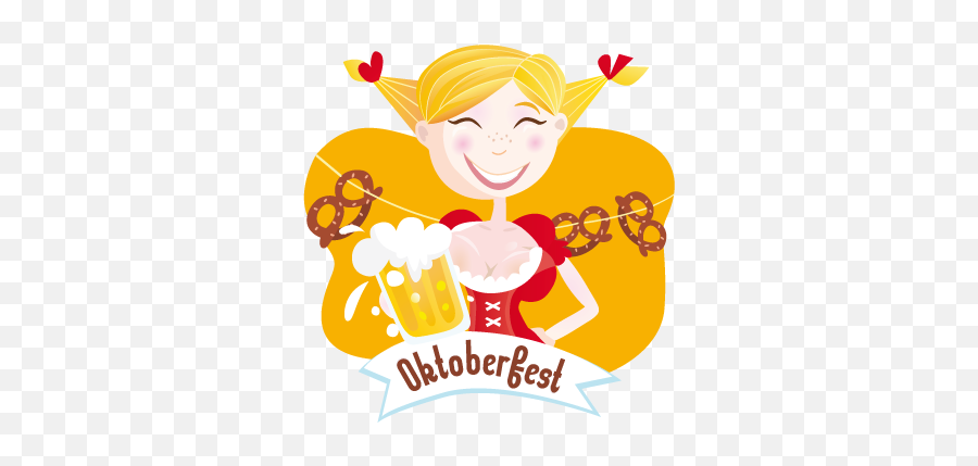 Oktoberfest Beer Party Sticker - Oktoberfest Clipart Emoji,Oktoberfest In Emoji